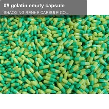 0# gelatin empty capsule