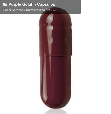 0# Purple Gelatin Capsules
