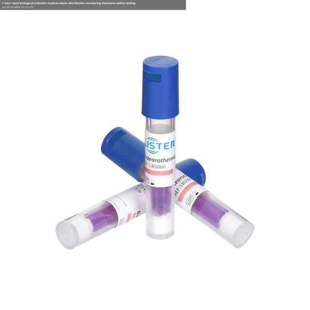 1 hour rapid biological indicator medical steam disinfection monitoring Autoclave safety testing
