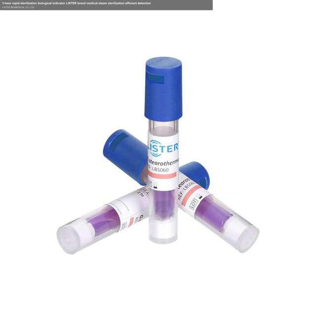 1-hour rapid sterilization biological indicator LISTER brand medical steam sterilization efficient detection