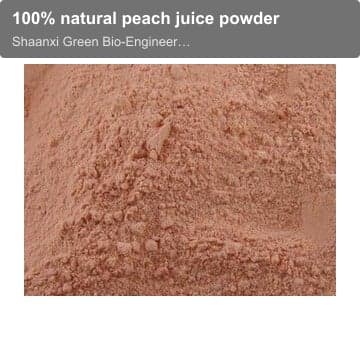 100% natural peach juice powder