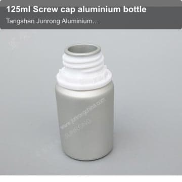 125ml Screw cap aluminium bottle