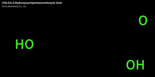 (1S)-Cis-3-Hydroxycyclopentanecarboxylic Acid