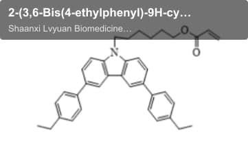 2-(3,6-Bis(4-ethylphenyl)-9H-cyclohexazepin-9-yl)-hexyl acrylate