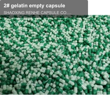 2# gelatin empty capsule