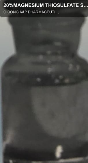 20%MAGNESIUM THIOSULFATE SOLUTION
