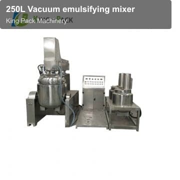 250L Vacuum emulsifying mixer