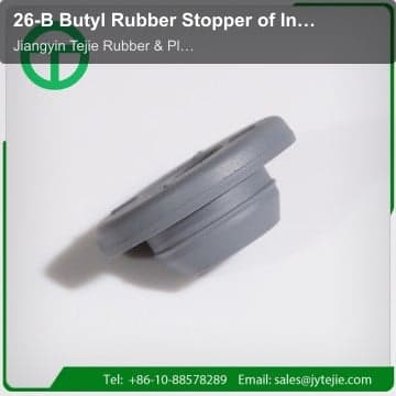 26-B Butyl Rubber Stopper of Infusion Bottles