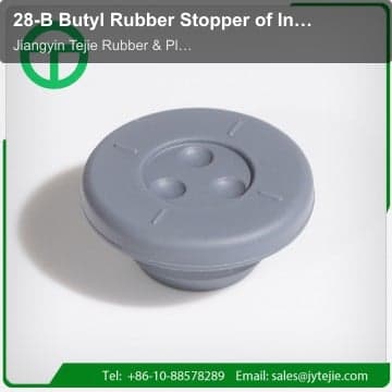 28-B Butyl Rubber Stopper of Infusion Bottles