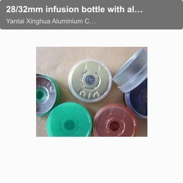 28/32mm infusion bottle with aluminum plastic cover