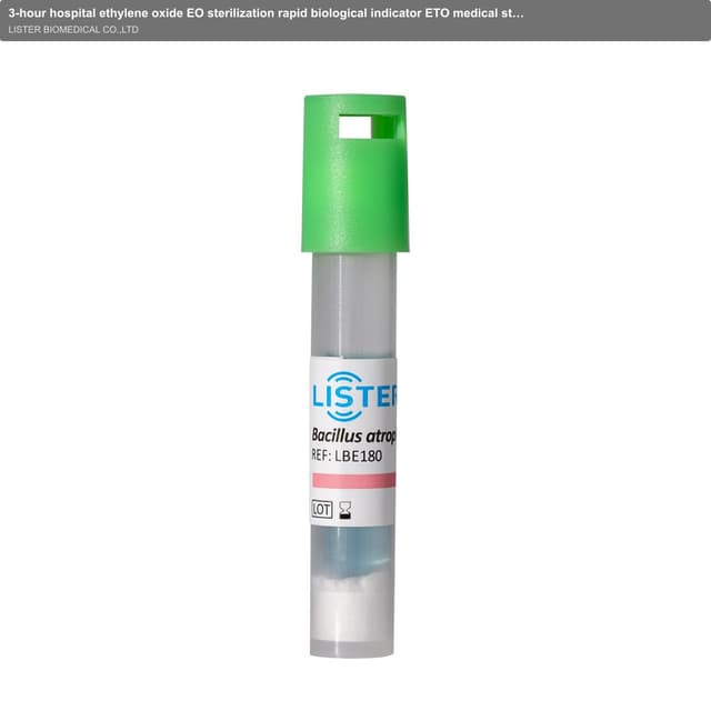 3-hour hospital ethylene oxide EO sterilization rapid biological indicator ETO medical sterilization monitoring