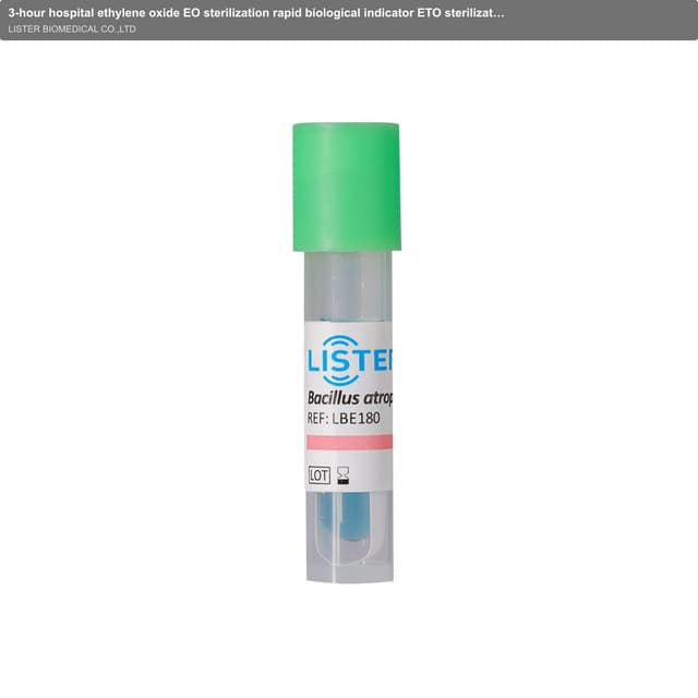 3-hour hospital ethylene oxide EO sterilization rapid biological indicator ETO sterilization monitoring