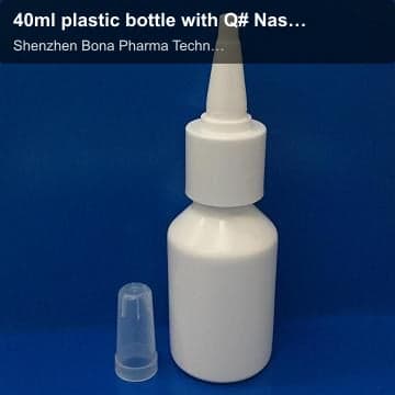 40ml plastic bottle with Q# Nasal nozzle
