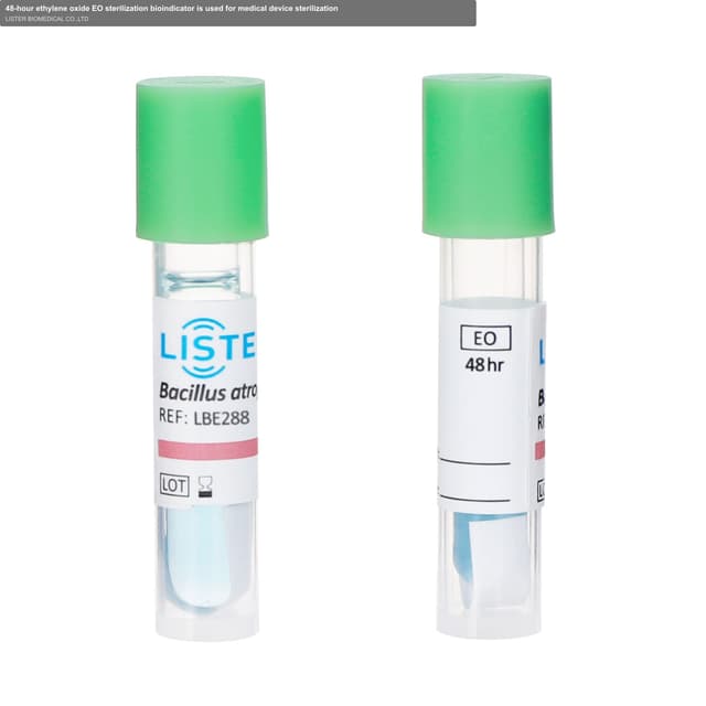 48-hour ethylene oxide EO sterilization bioindicator is used for medical device sterilization
