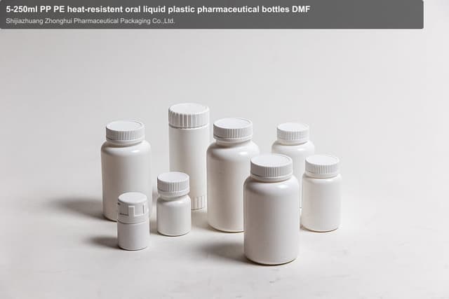 5-250ml PP PE heat-resistent oral liquid plastic pharmaceutical bottles DMF