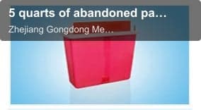 5 quarts of abandoned pain