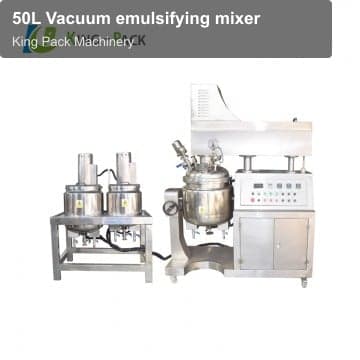 50L Vacuum emulsifying mixer