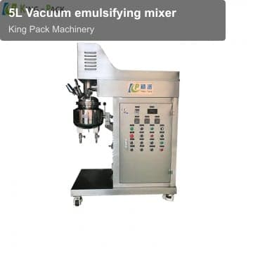 5L Vacuum emulsifying mixer