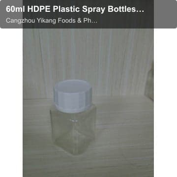 60ml HDPE Plastic Spray Bottles for Cosmetics / Liquid Medicines/Personal-Care