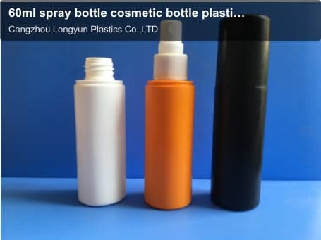 60ml spray bottle cosmetic bottle plastic bottle