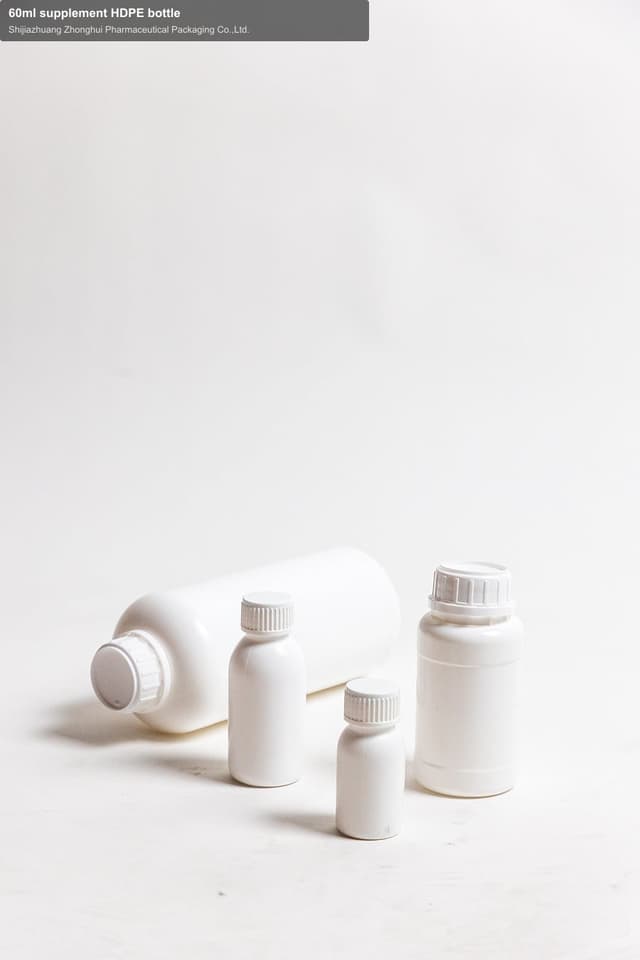 60ml supplement HDPE bottle
