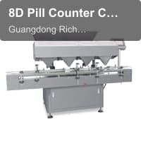 8D Pill Counter Capsule Tablet Counting Machine