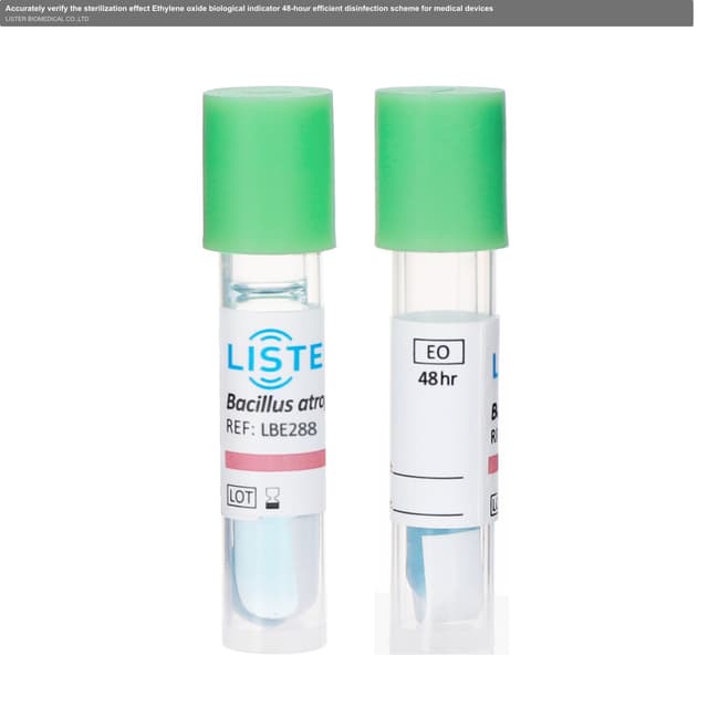 Accurately verify the sterilization effect Ethylene oxide biological indicator 48-hour efficient disinfection scheme for medical devices