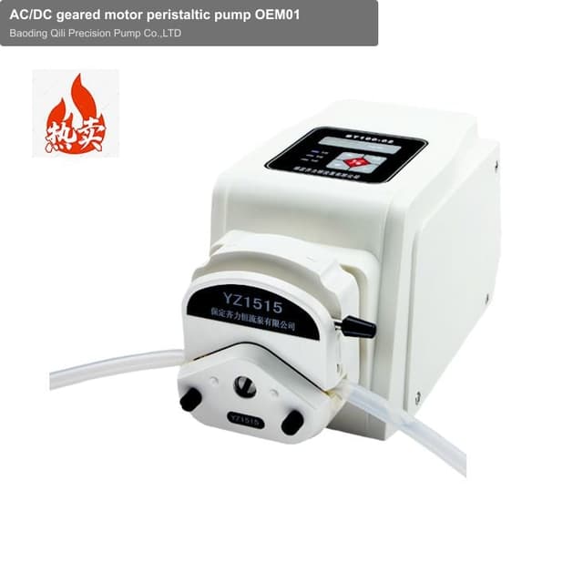 AC/DC geared motor peristaltic pump OEM01