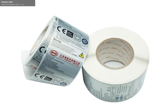 Adapter label