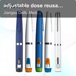 adjustable dose reusable pen injector