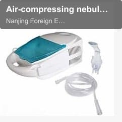 Air-compressing nebulizer