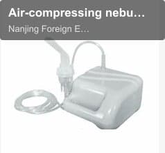 Air-compressing nebulizer