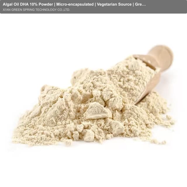Algal Oil DHA 10% Powder | Micro-encapsulated | Vegetarian Source | Green Spring Technology