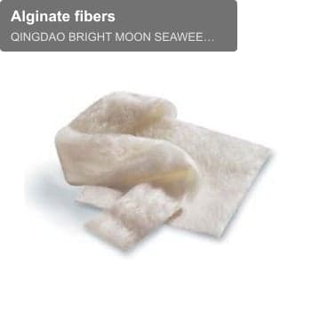 Alginate fibers