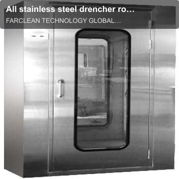 All stainless steel drencher room