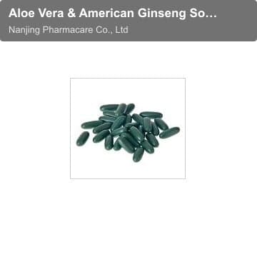 Aloe Vera & American Ginseng Softgel