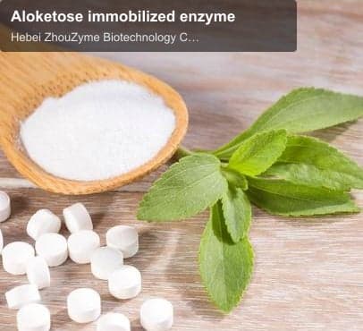 Aloketose immobilized enzyme