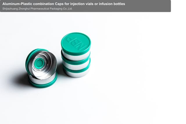 Aluminum-Plastic combination Caps for injection vials or infusion bottles