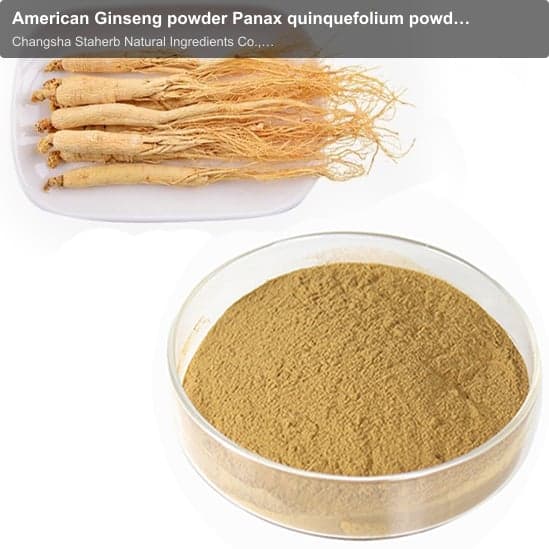 American Ginseng powder Panax quinquefolium powder West ginseng powder american ginseng powder