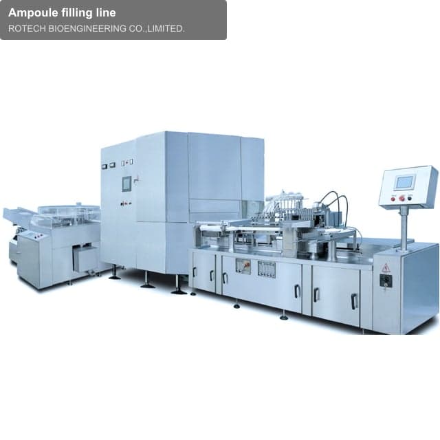 Ampoule filling line