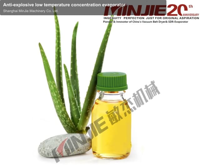 Anti-explosive low temperature concentration evaporator