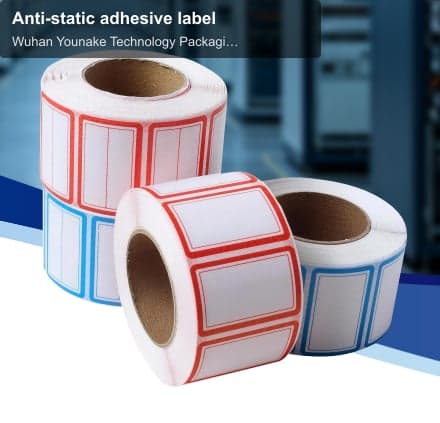 Anti-static adhesive label
