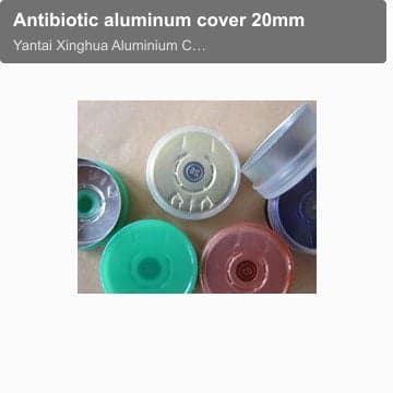 Antibiotic aluminum cover 20mm