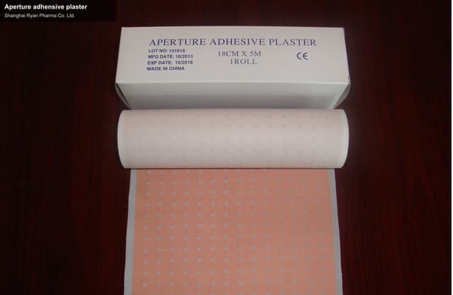 Aperture adhensive plaster