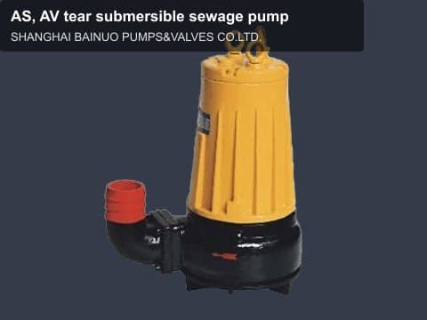 AS, AV tear submersible sewage pump