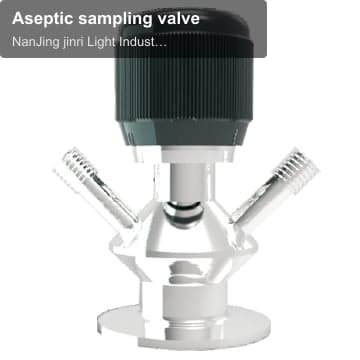 Aseptic sampling valve