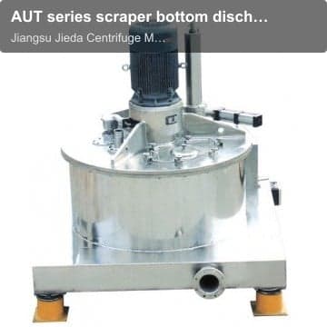AUT series scraper bottom discharge automatic centrifuge
