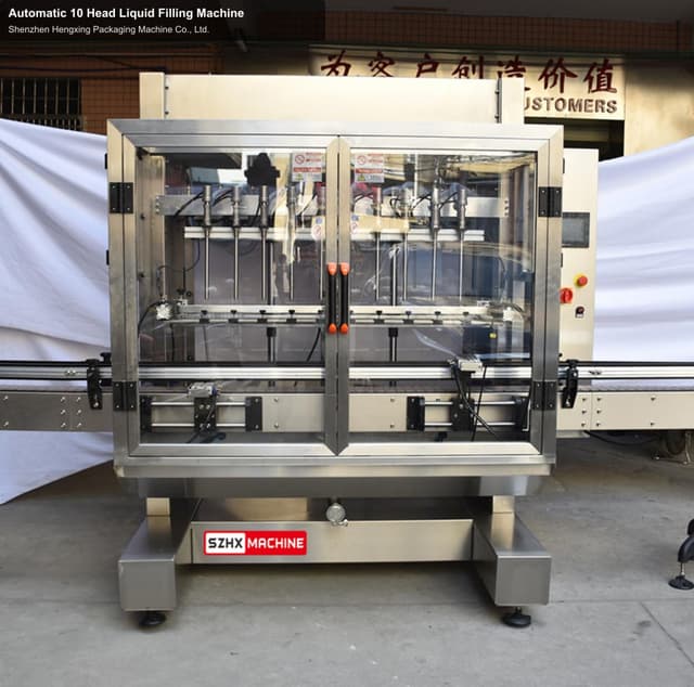 Automatic 10 Head Liquid Filling Machine