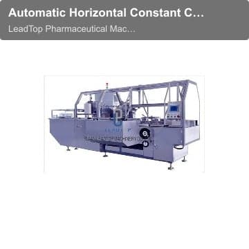 Automatic Horizontal Constant Cartooning Machine