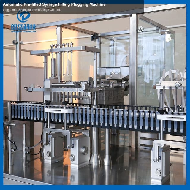 Automatic Pre-filled Syringe Filling Plugging Machine
